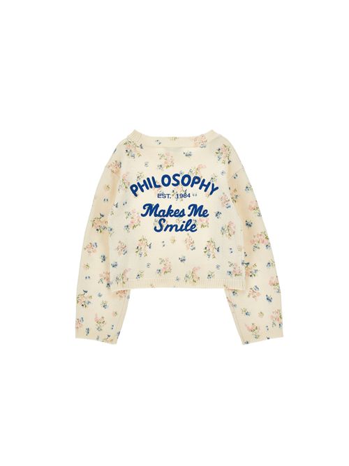 Maglia, bambina, logata. PHILOSOPHY | I9H615 8717029F